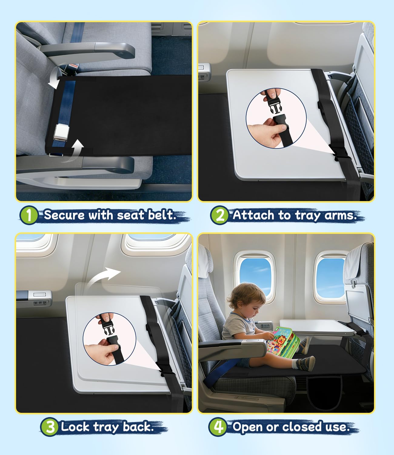 Toddler Airplane Travel Bed
