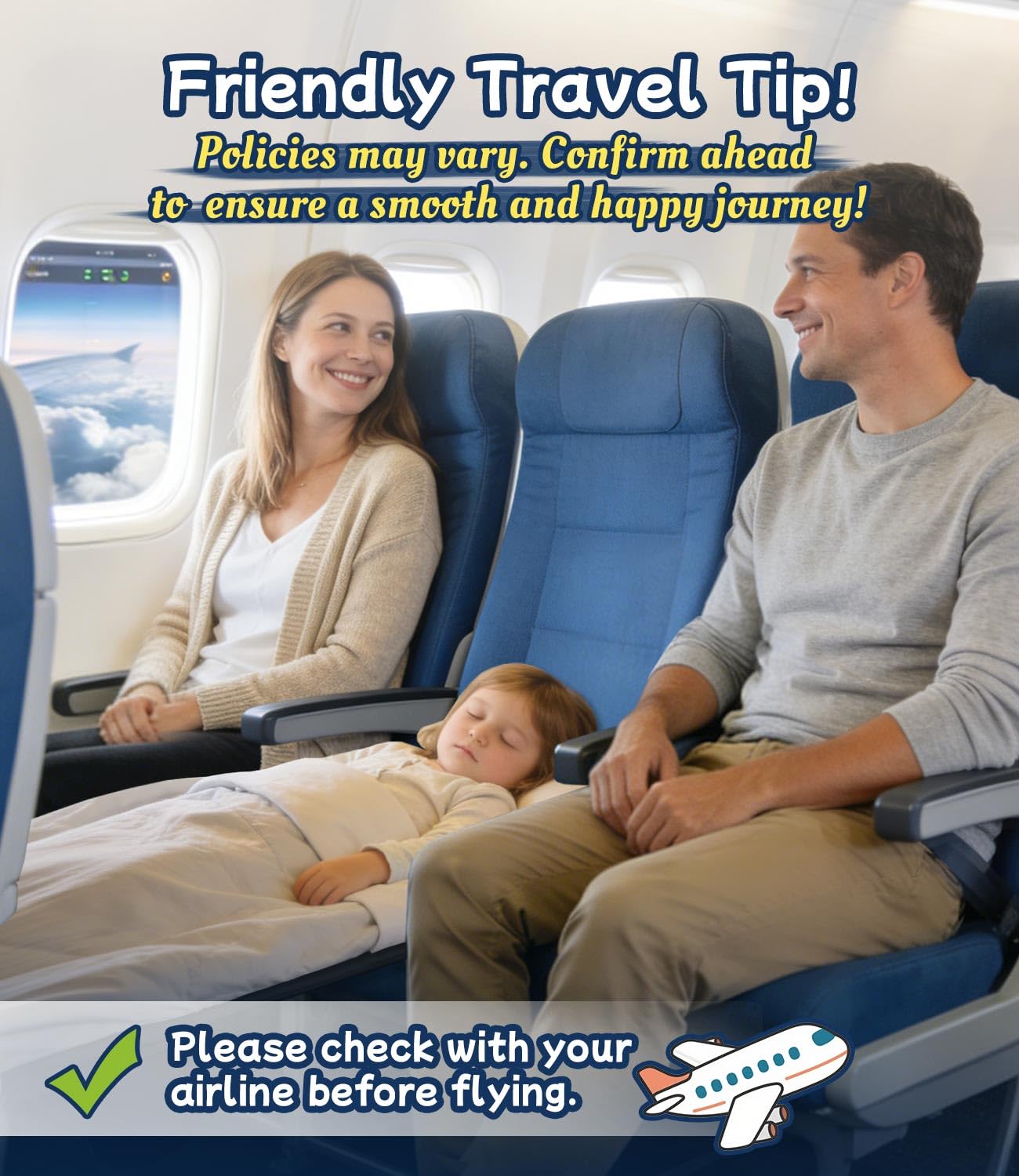 Toddler Airplane Travel Bed