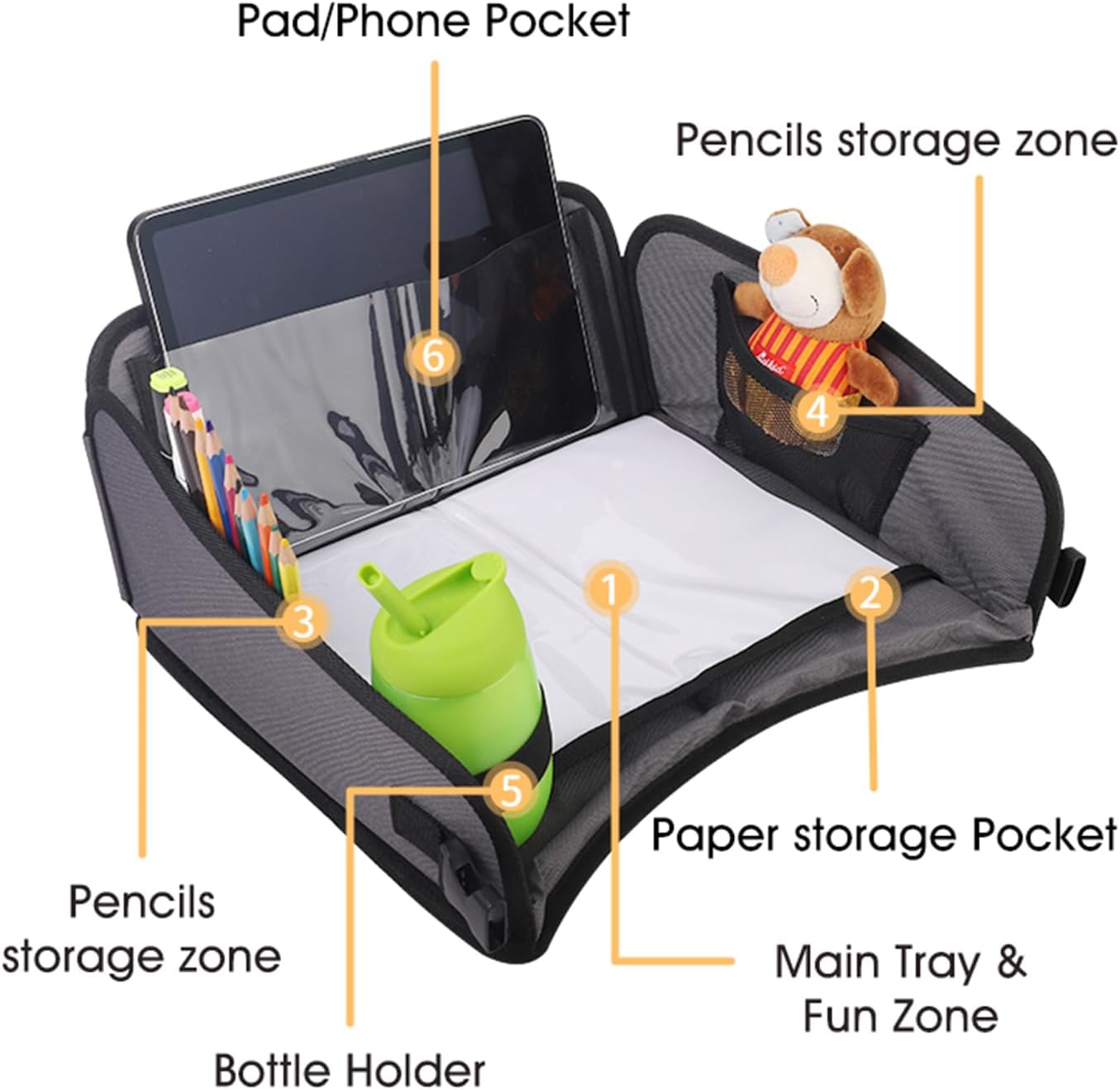 Kids Car & Airplane Travel Tray